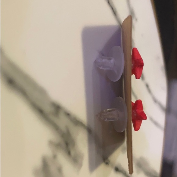 Handmade Polymer Clay Earrings - Star - Picture 2 of 4